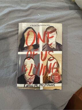 One of Us Is Lying by Karen M. McManus - Red & Cream Cover